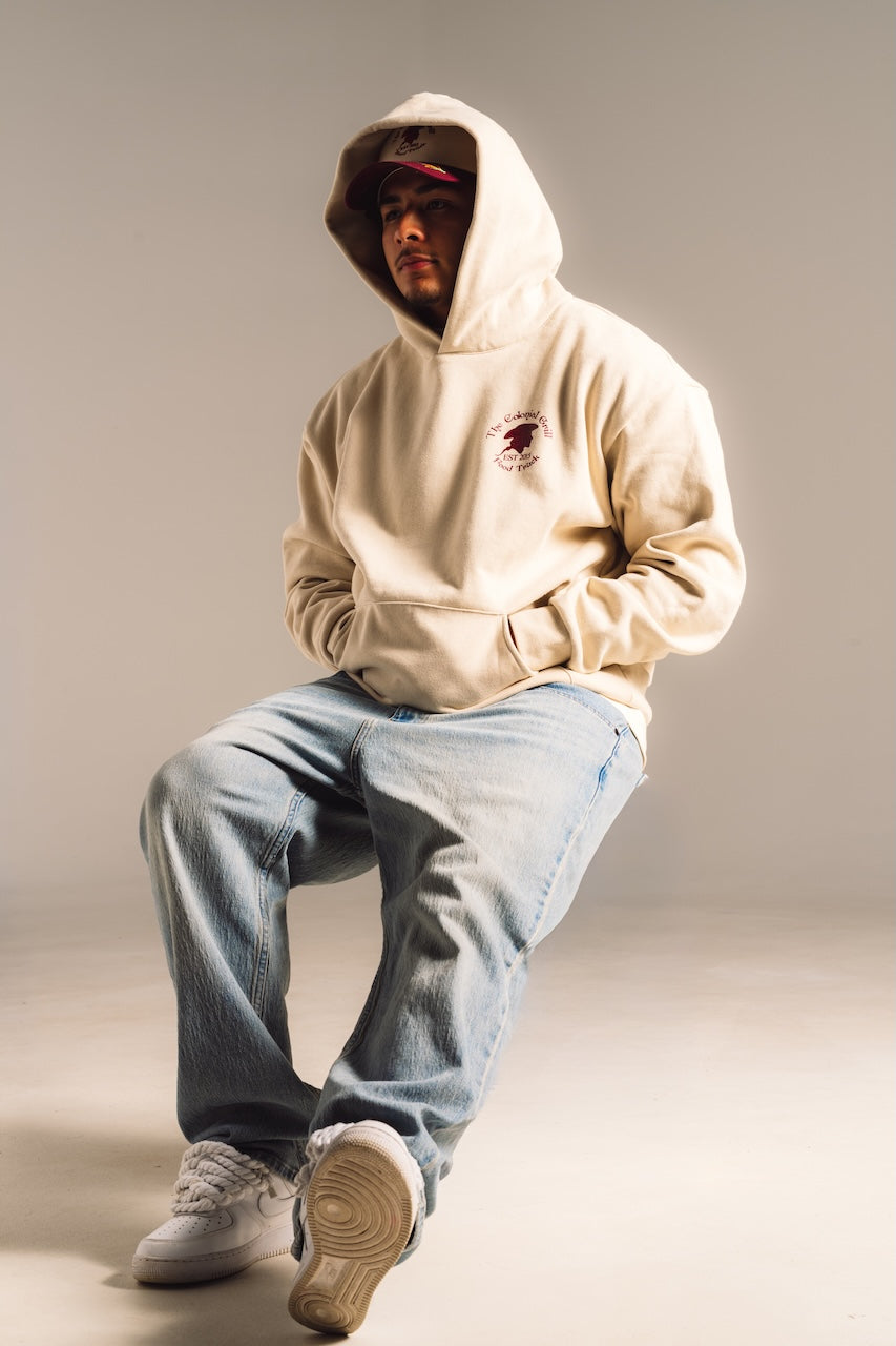 CREAM HAT COLONIAL LOGO SNAPBACK