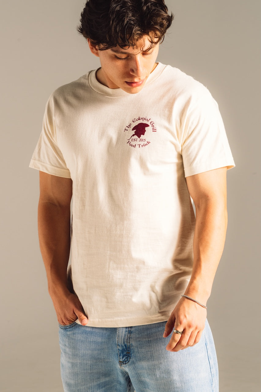 CREAM T-Shirt "I Support Family Owned Businesses"